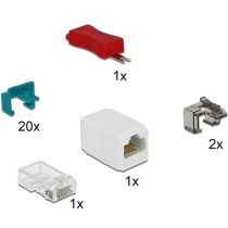 RJ45 Secure Clip Starter Set, holder — Buy in Cyprus with Fast Delivery