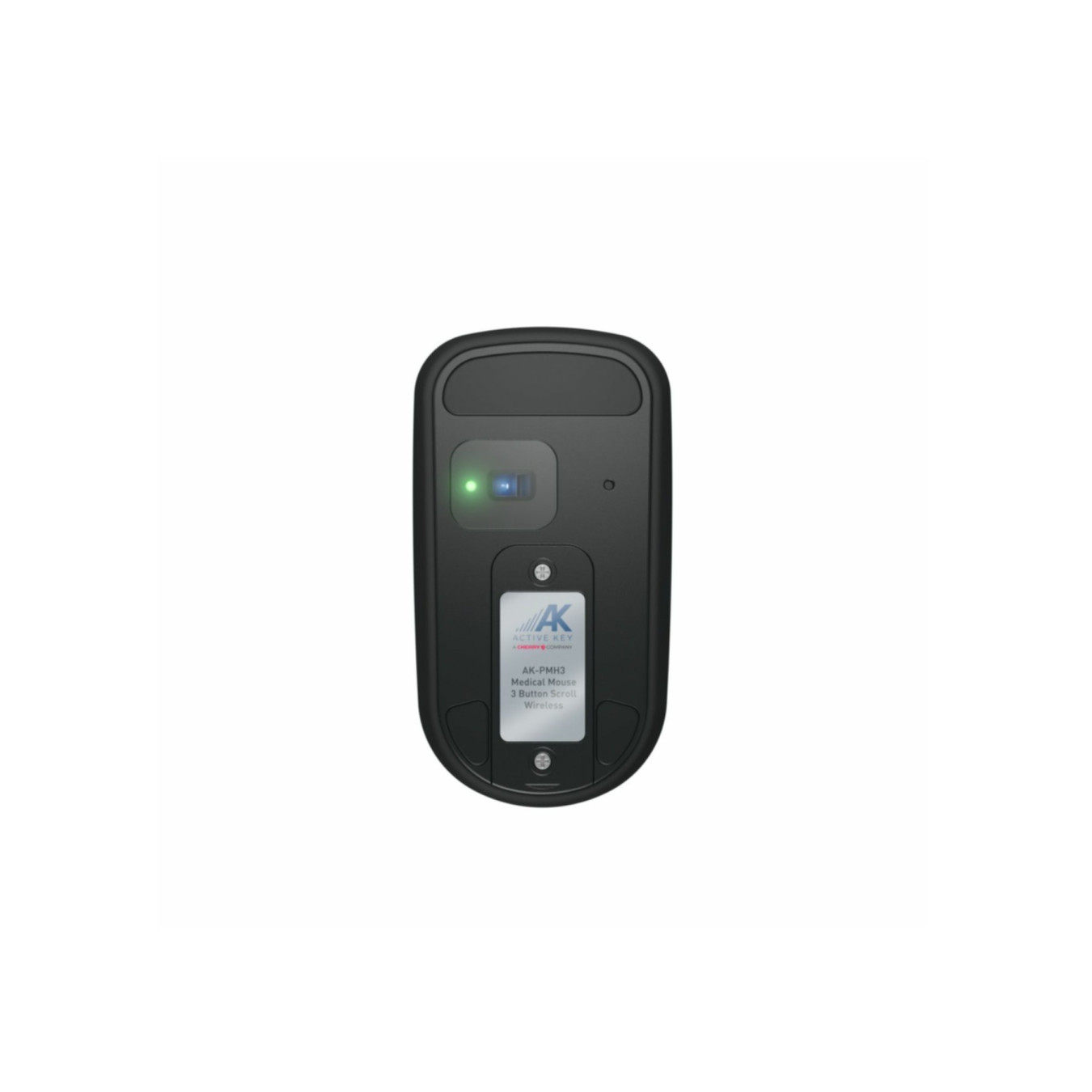 Cherry ACTIVE KEY AK-PMH3 (AK-PMH3OB-FUS-B) - Medical Wireless Mouse, 2.4 GHz RF, 1000 DPI, Ambidextrous, Black