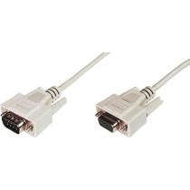 Serial data transfer extension cable, D-Sub9 (male) to D-Sub9 (female) — Buy in Cyprus with Fast Delivery
