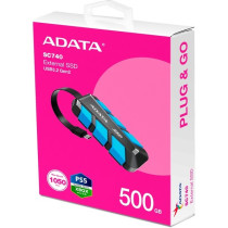 ADATA SC740 500GB External SSD – USB 3.2 Gen2 1050 MB/s | Armenius Store