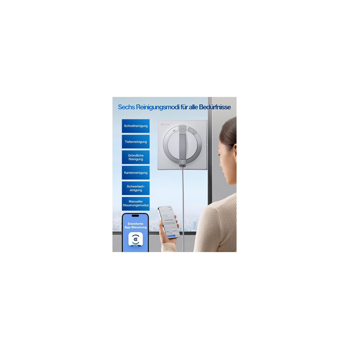 Window cleaning robot WINBOT W2 PRO, window vacuum — Buy in Cyprus with Fast Delivery