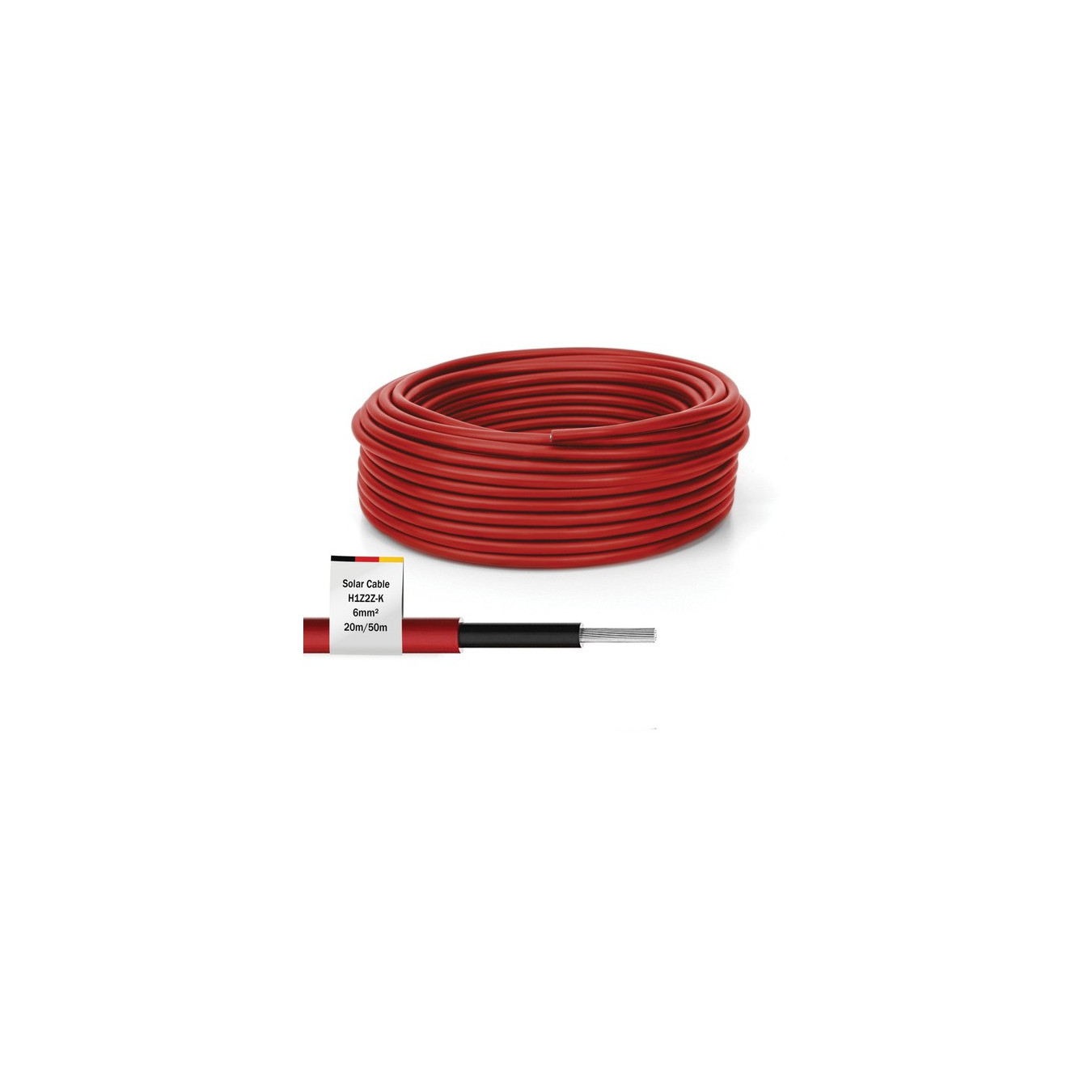 Solarkabel Installation Ø 6mm2 PV 1.500Volt — Buy in Cyprus with Fast Delivery