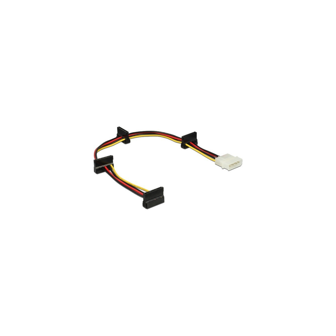 Adapter cable 4-pin (5.25') male to 4x SATA 15-pin female — Buy in Cyprus with Fast Delivery