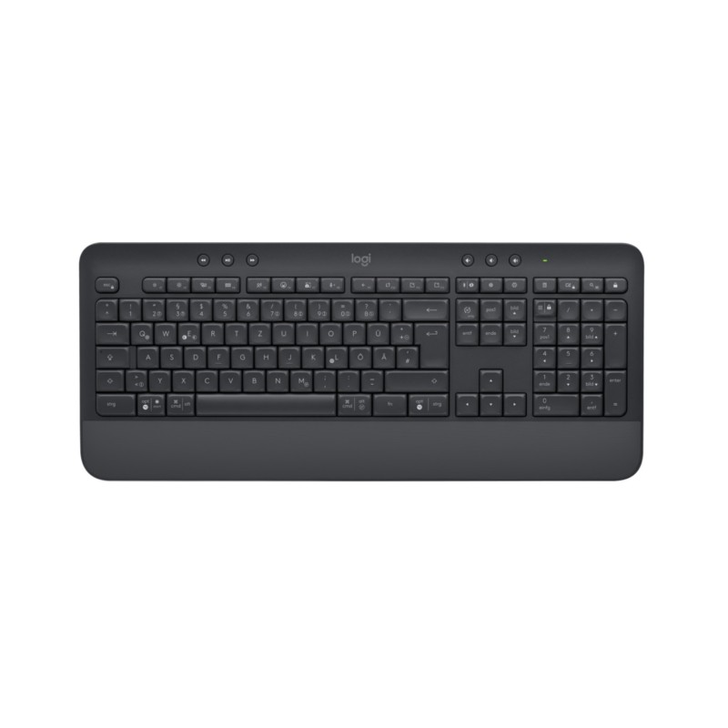 Buy Logitech K650 Wireless Keyboard - 920-010913 - Graphite, German QWERTZ, Blue... in Cyprus, Nicosia, Limassol, Larnaka, Pafos