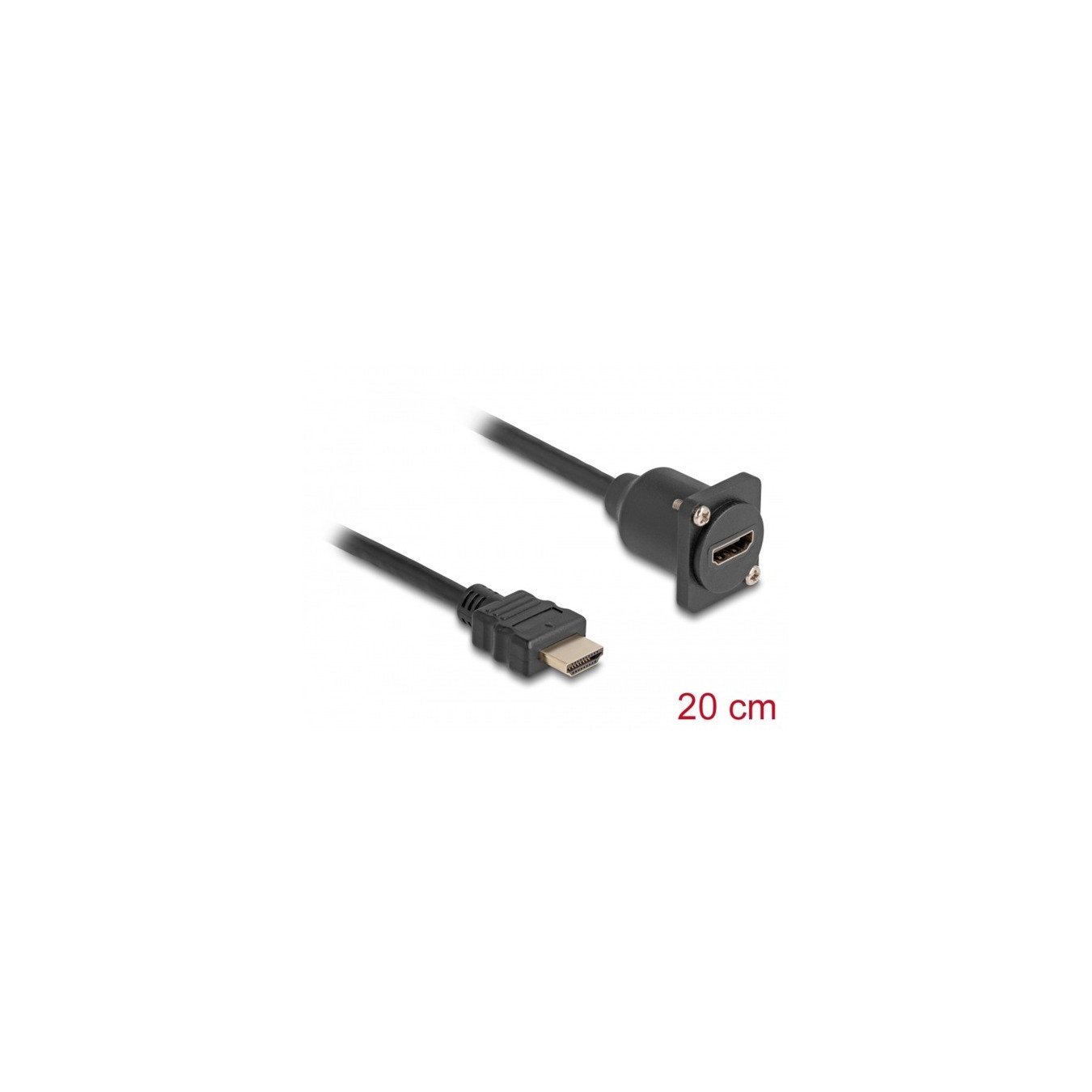 D-type cable HDMI male to HDMI female — Buy in Cyprus with Fast Delivery