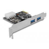 PCIe x1 card for 2x ext. USB 3.2 Gen 1, USB controller — Buy in Cyprus with Fast Delivery