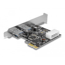 PCIe x1 card for 2x ext. USB 3.2 Gen 1, USB controller — Buy in Cyprus with Fast Delivery