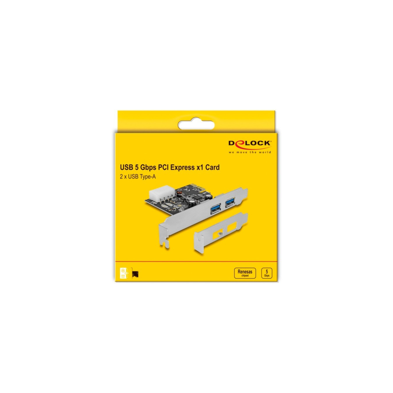 PCIe x1 card for 2x ext. USB 3.2 Gen 1, USB controller — Buy in Cyprus with Fast Delivery