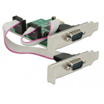 PCI Express card to 2 x serial RS-232 high speed 921K, interface card — Buy in Cyprus with Fast Delivery