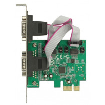 PCI Express card to 2 x serial RS-232 high speed 921K, interface card — Buy in Cyprus with Fast Delivery