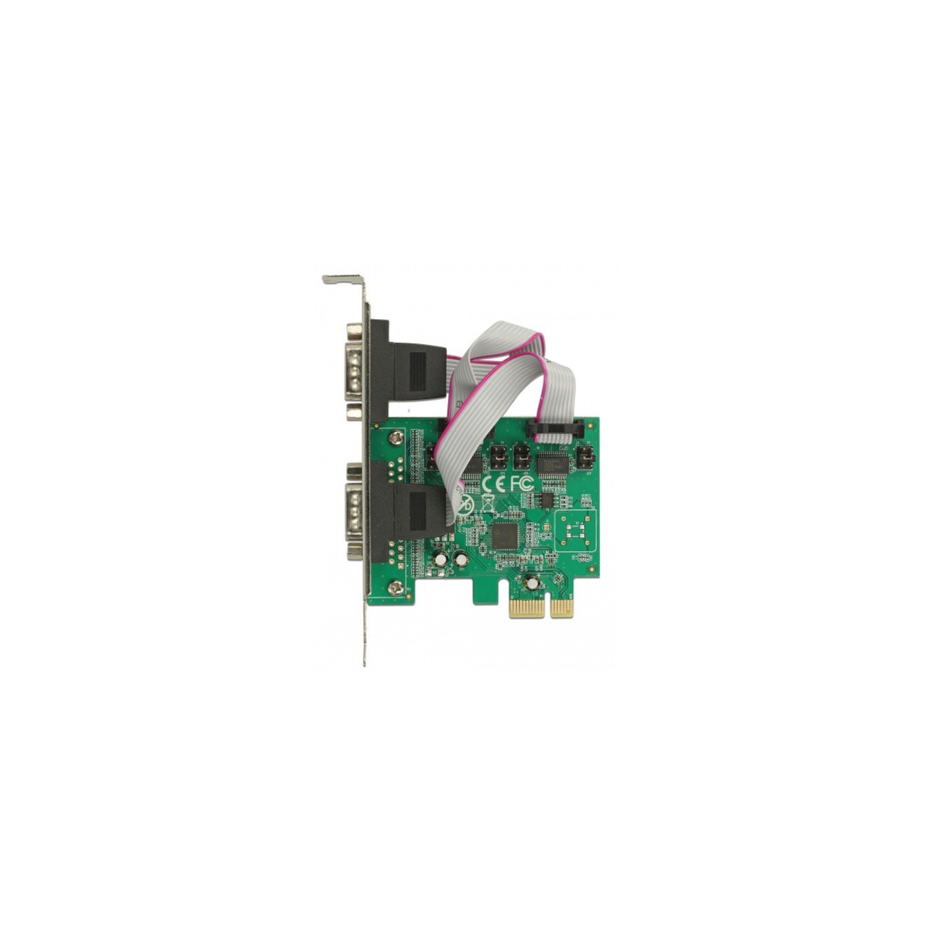 PCI Express card to 2 x serial RS-232 high speed 921K, interface card — Buy in Cyprus with Fast Delivery