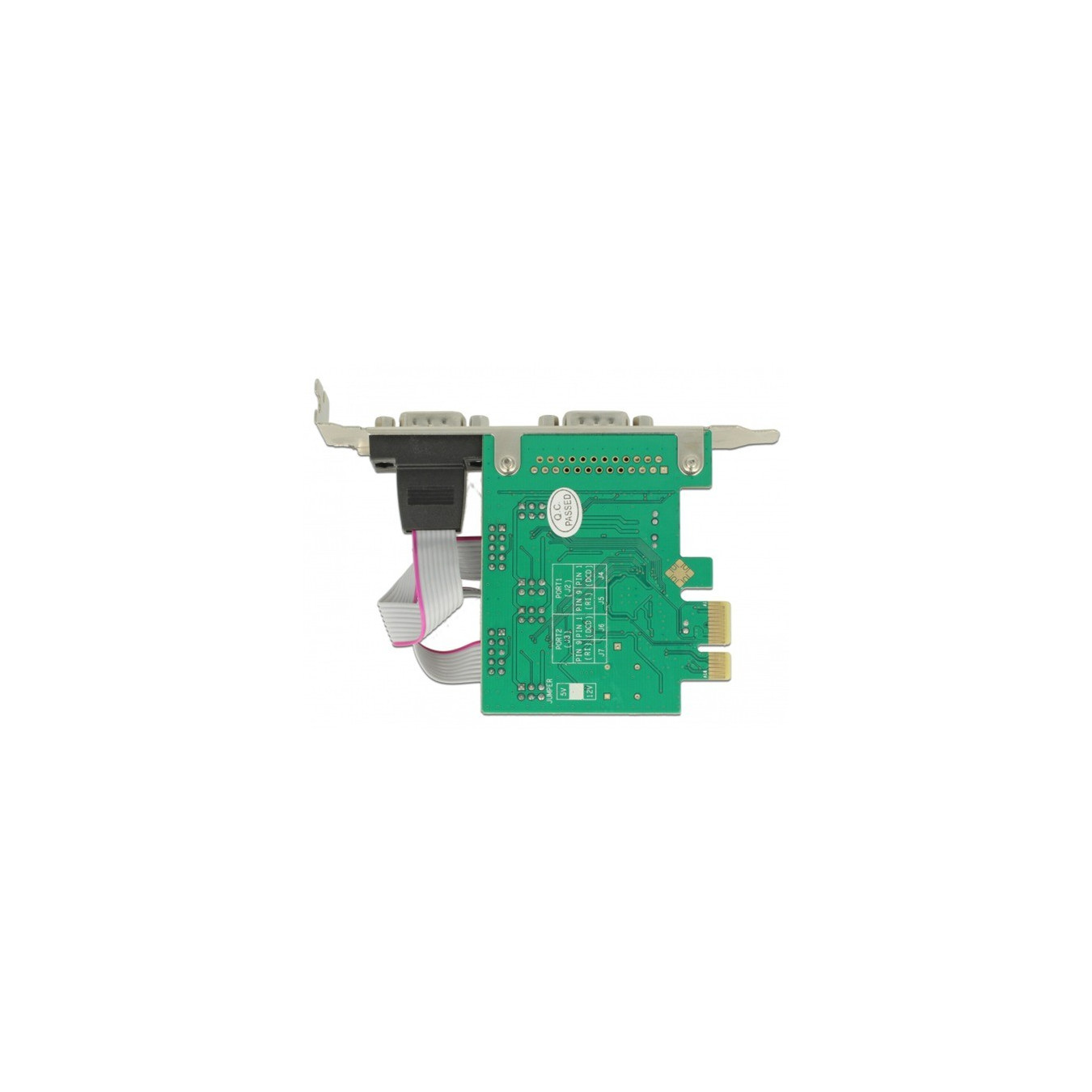 PCI Express card to 2 x serial RS-232 high speed 921K, interface card — Buy in Cyprus with Fast Delivery