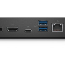 Dell Thunderbolt Docking Station - WD22TB4 - Black, Thunderbolt 4, 2x DP, HDMI, USB-A/C, 1GbE, 180W