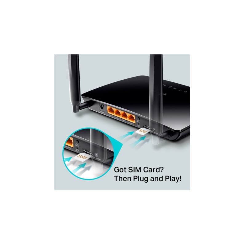 Buy TP-Link Archer MR200 - Dual-Band 4G LTE Router - Wi-Fi 5, Nano-SIM Slot in Cyprus, Nicosia, Limassol, Larnaka, Pafos