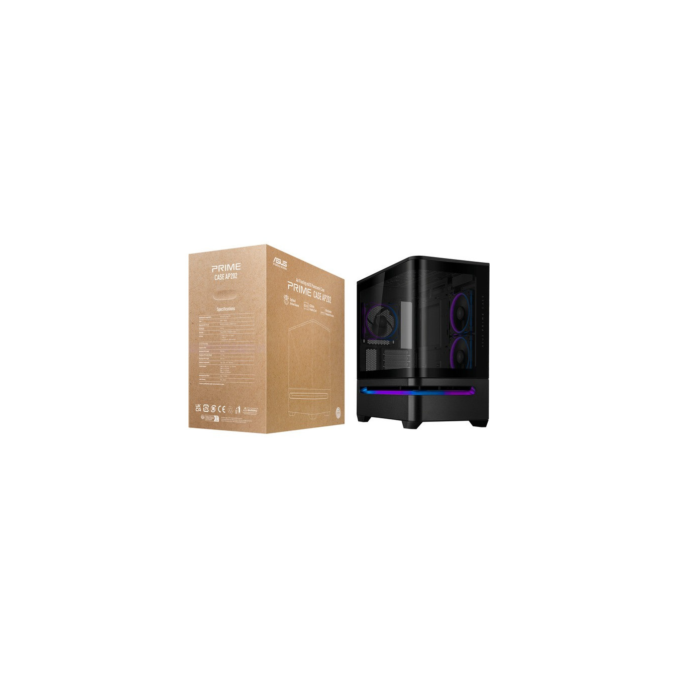 PRIME AP202 TG ARGB, tower case — Buy in Cyprus with Fast Delivery