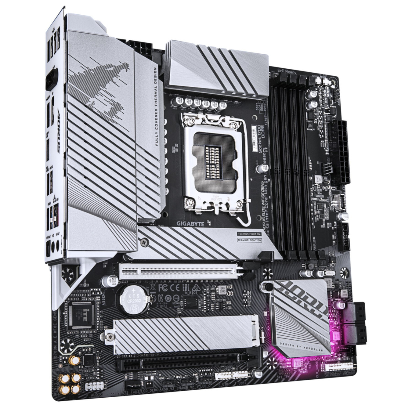 GIGABYTE B760M A-E WF6E GEN5 (LGA1700) - microATX, DDR5, 4x DIMM, Up to 256GB — Buy in Cyprus with Fast Delivery