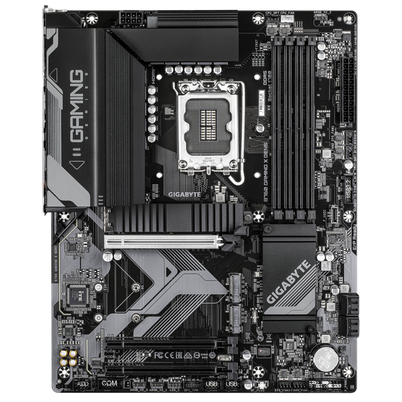 GIGABYTE GA-B760 GAMING X GEN5 - LGA1700 ATX Motherboard - B760, DDR5, 4x DIMM, 256GB Max, PCIe 5.0