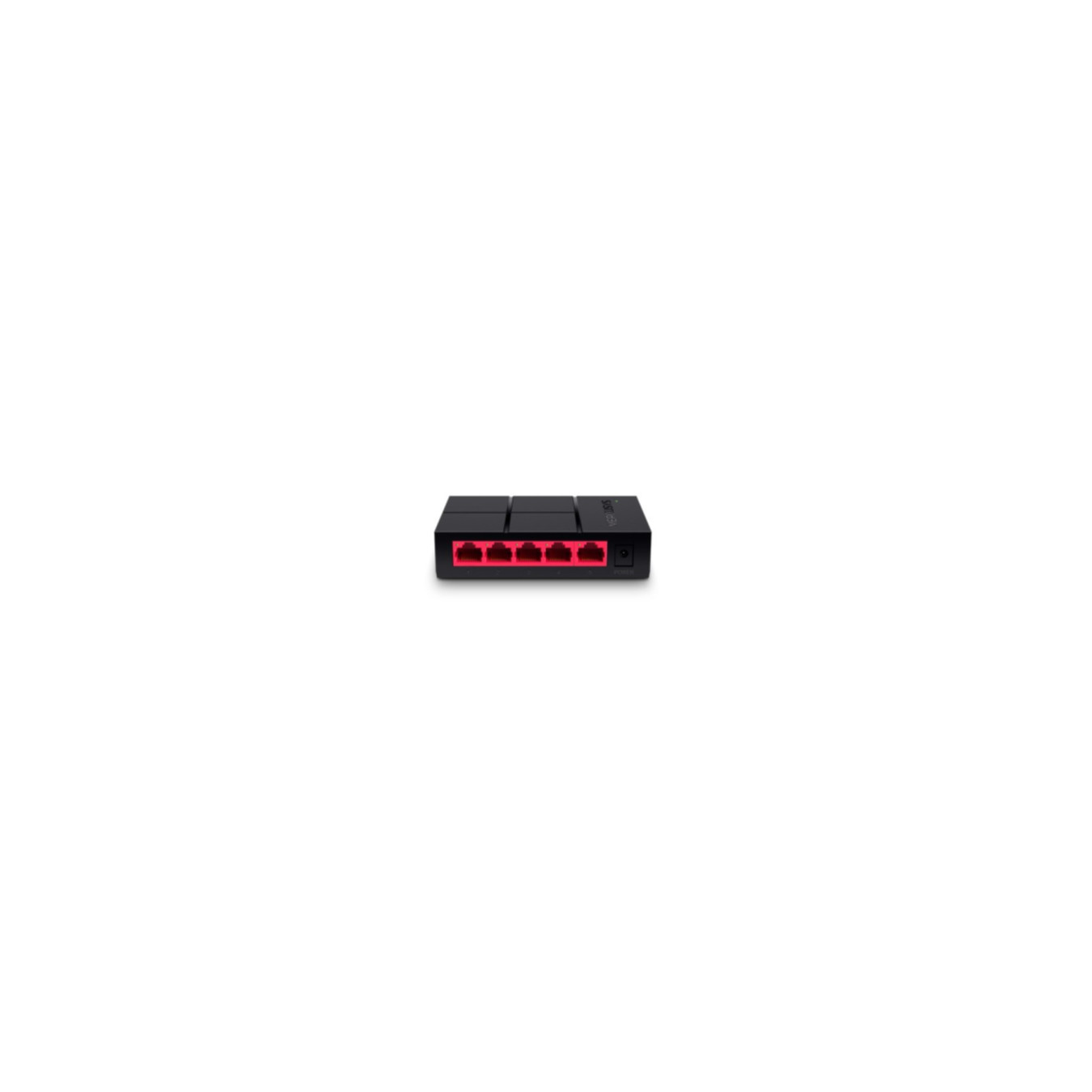 Mercusys Switch MS105G - 5-Port Gigabit Unmanaged Desktop Switch (Red/Black) — Buy in Cyprus with Fast Delivery