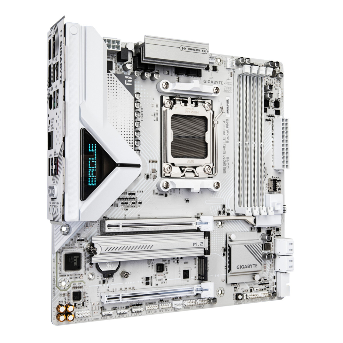 GIGABYTE GA-B850M EAGLE WF6E ICE - AM5 Socket - micro-ATX, DDR5, 4x DIMM, 256GB Max — Buy in Cyprus with Fast Delivery