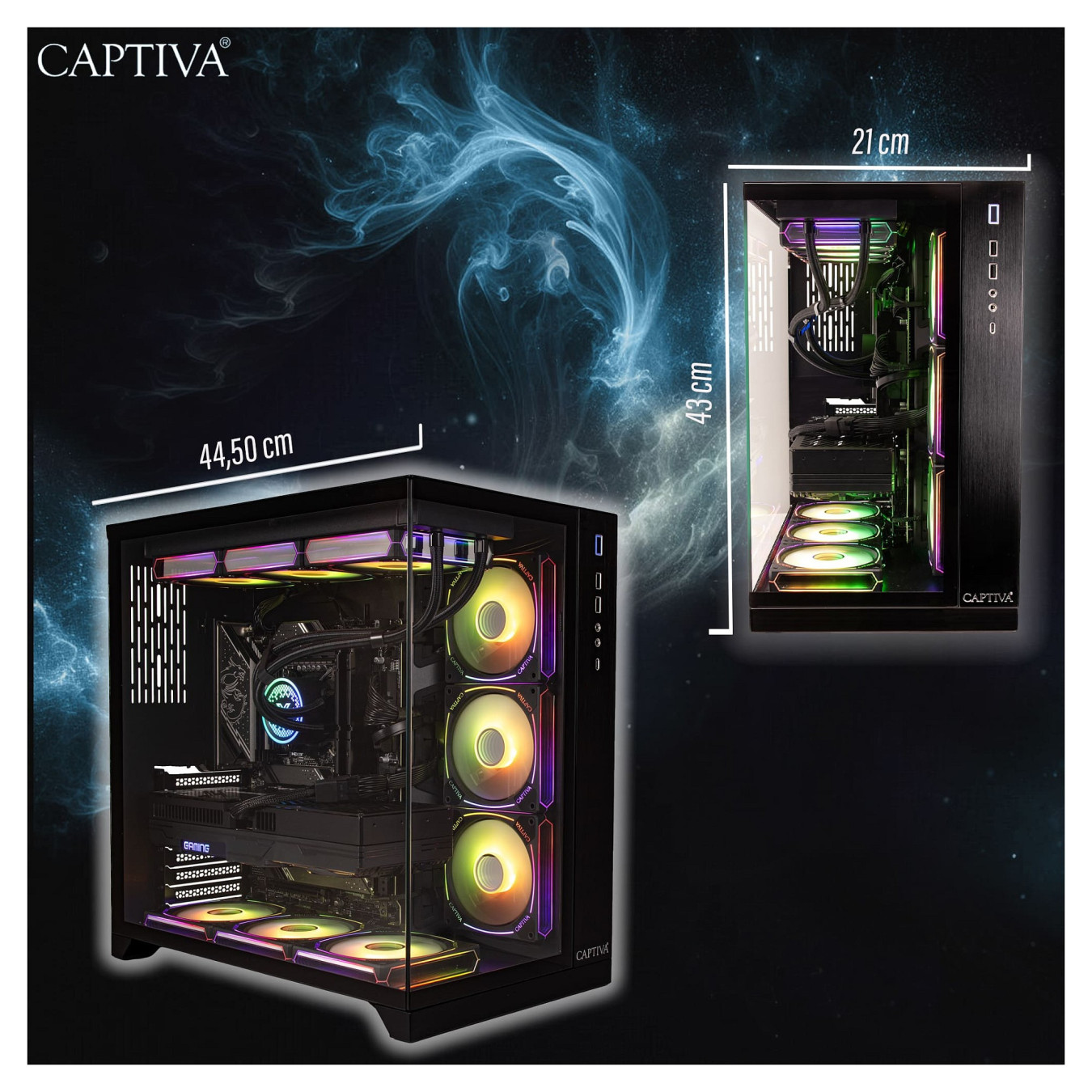 Captiva Highend Gaming R89-085 R7-9800X3D 64GB 2TB SSD RTX 5080 Win 11 — Buy in Cyprus with Fast Delivery