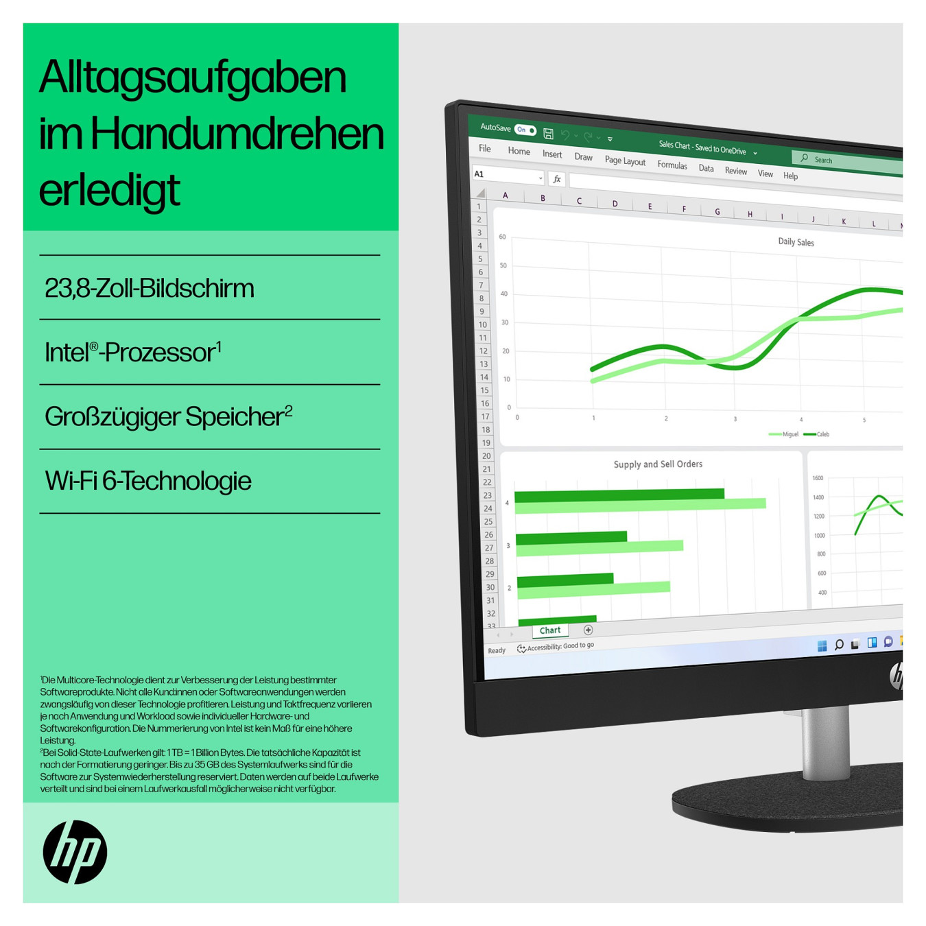 HP 24-cr0457ng AiO 23.8' FHD i5-1335U 16GB 512GB SSD Win11 A4EC4EA ABD weiß — Buy in Cyprus with Fast Delivery