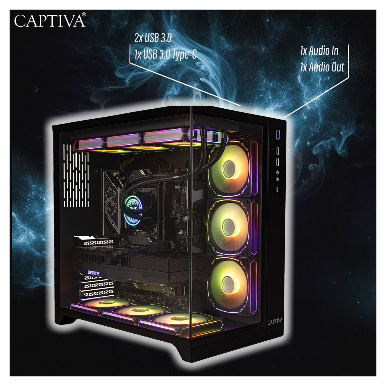 Captiva PC Highend Gaming I90-064 i9-14900KF 64GB 2TB SSD RTX 5070 Win 11 — Buy in Cyprus with Fast Delivery