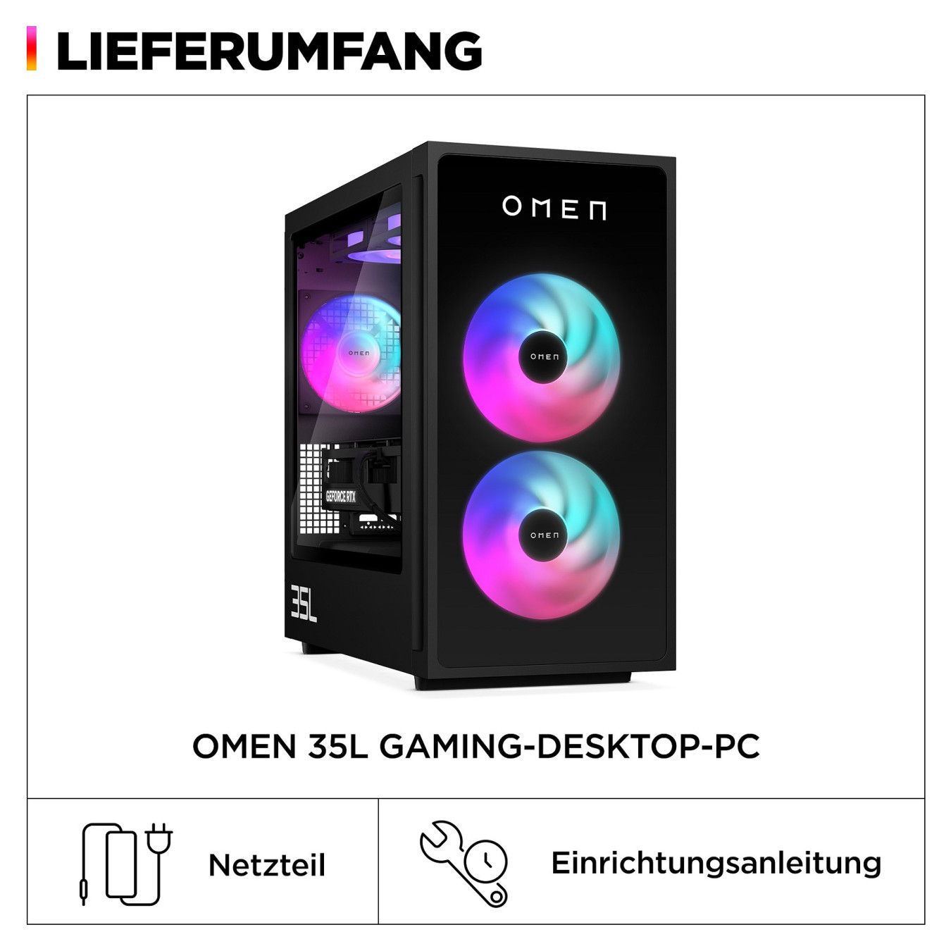 HP OMEN 35L GT16-0490ng Gaming PC Core Ultra 9 285K 32GB 1TB SSD RTX 5070 Win11 — Buy in Cyprus with Fast Delivery