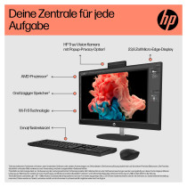 HP 23.8' FHD IPS All-in-One R5-7520U 8GB 512GB SSD Win11 24-cr0400ng — Buy in Cyprus with Fast Delivery
