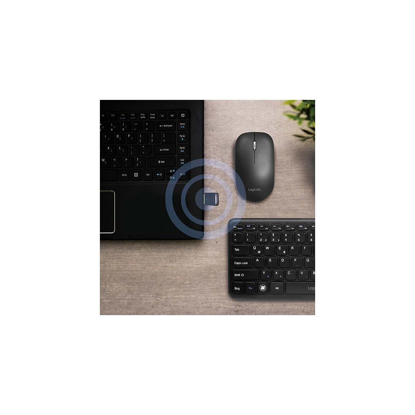 USB LogiLink Bluetooth 5.0 Adapter USB 2.0 10m Reichweite Schwarz mit LED — Buy in Cyprus with Fast Delivery