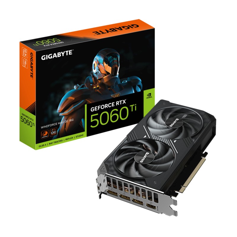 Buy GIGABYTE GeForce RTX 5060 Ti Windforce Max OC - 16GB, 2587 MHz Boost, PCIe 5... in Cyprus, Nicosia, Limassol, Larnaka, Pafos