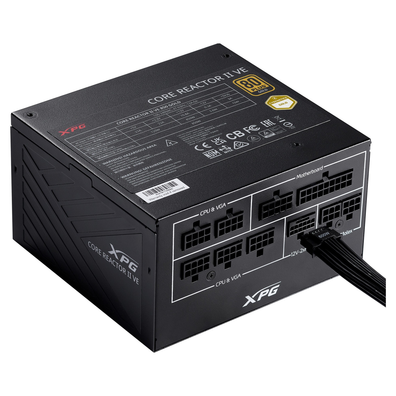 850W XPG CORE REACTOR II VE 850 ATX3.1 80+ Gold — Buy in Cyprus with Fast Delivery