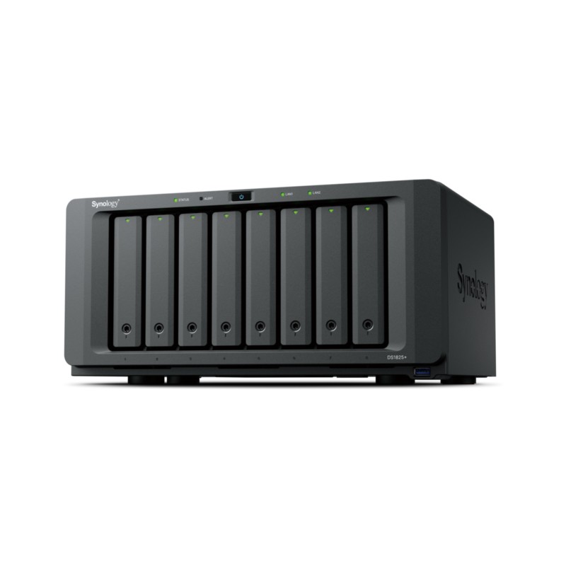 Buy Synology DiskStation DS1825+ - 8-Bay NAS - AMD V1500B 2.2GHz 4-core, 2.5GbE,... in Cyprus, Nicosia, Limassol, Larnaka, Pafos