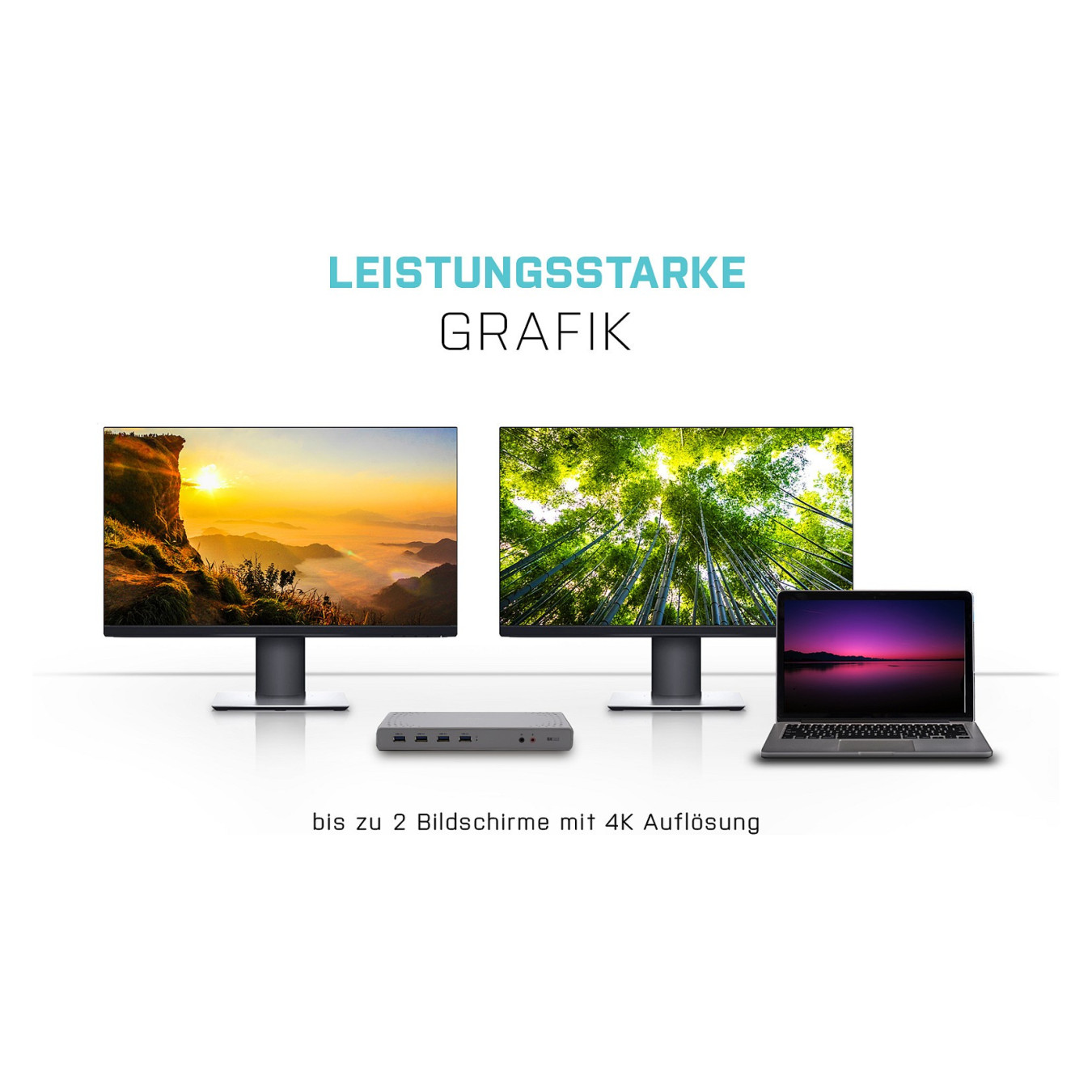 D I-Tec USB 3.0 USB-C 5K Universal Dual Docking Station — Buy in Cyprus with Fast Delivery