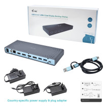 D I-Tec USB 3.0 USB-C 5K Universal Dual Docking Station — Buy in Cyprus with Fast Delivery