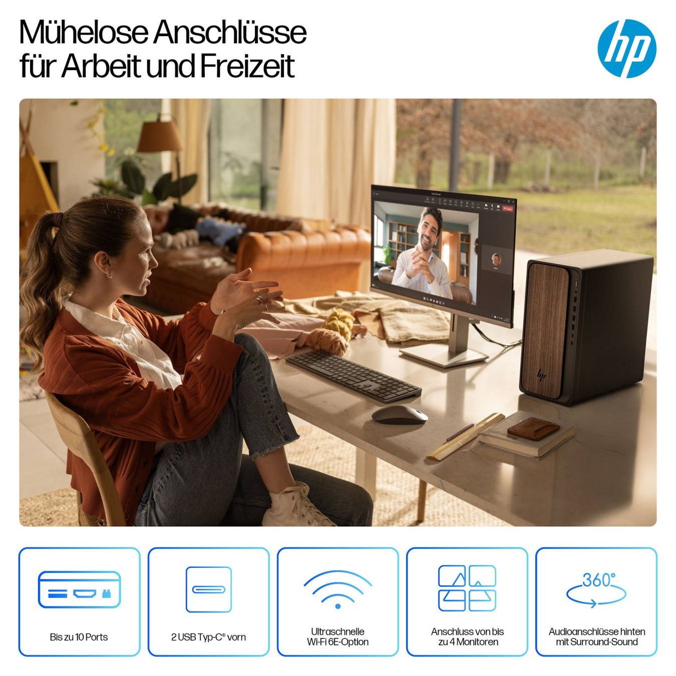 HP OmniDesk AI PC M03-0475ng Core Ultra 7 265 16GB 1TB – Windows 11 | Armenius Store
