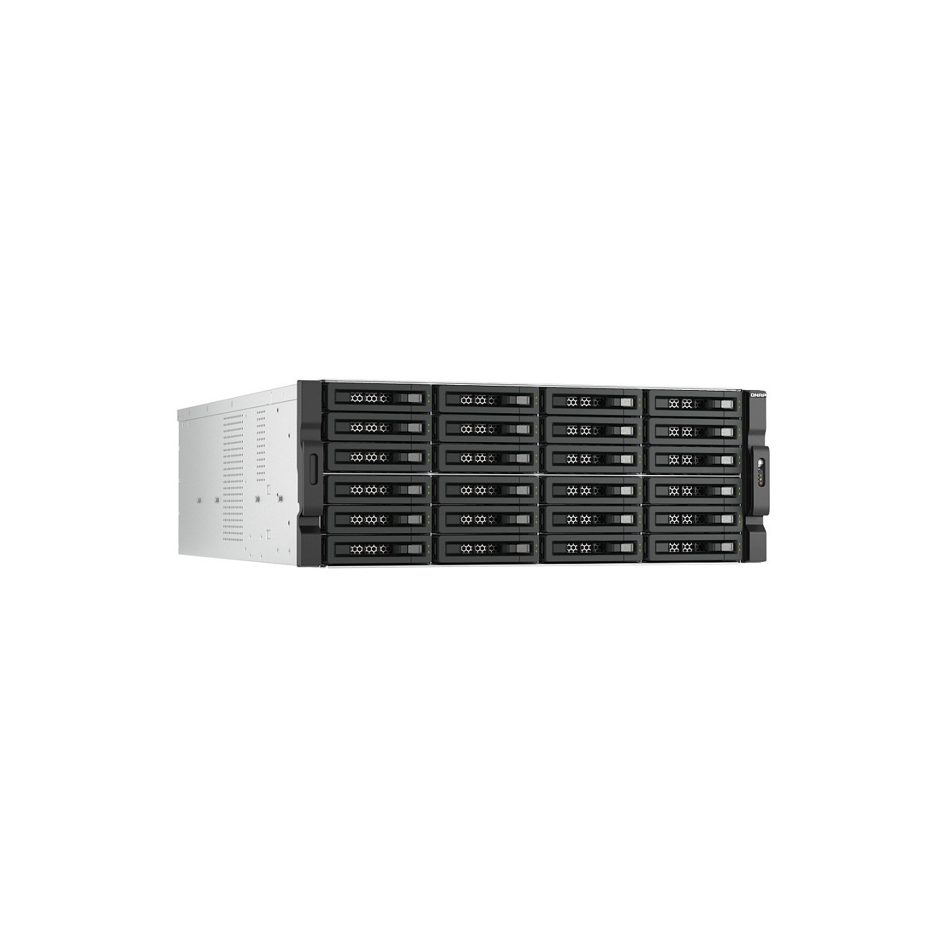 QNAP TL-R2400PES-RP 24-bay 4U rackmount PCIe interface SATA JBOD expansion enclosure 6.35 8.89cm 2.5 3.5Zoll
