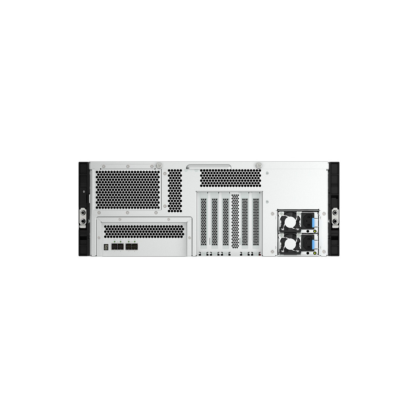 QNAP TL-R2400PES-RP 24-bay 4U rackmount PCIe interface SATA JBOD expansion enclosure 6.35 8.89cm 2.5 3.5Zoll