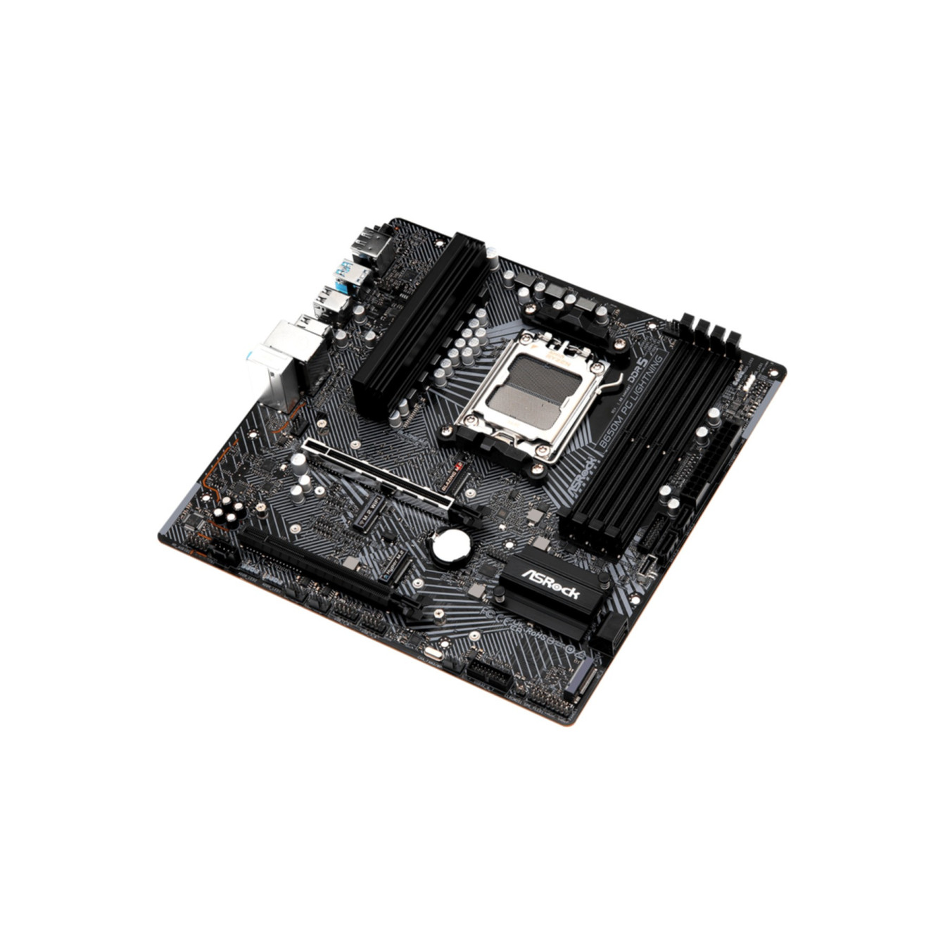 ASRock B650M Phantom Gaming Lightning - AM5 DDR5 Micro-ATX Motherboard, 192GB Max — Buy in Cyprus with Fast Delivery