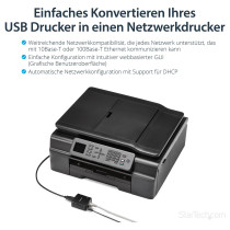 USB Network LPR print Server 10 100Mbps — Buy in Cyprus with Fast Delivery
