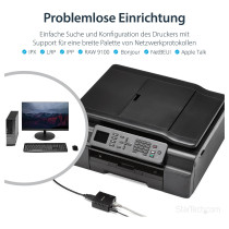 USB Network LPR print Server 10 100Mbps — Buy in Cyprus with Fast Delivery