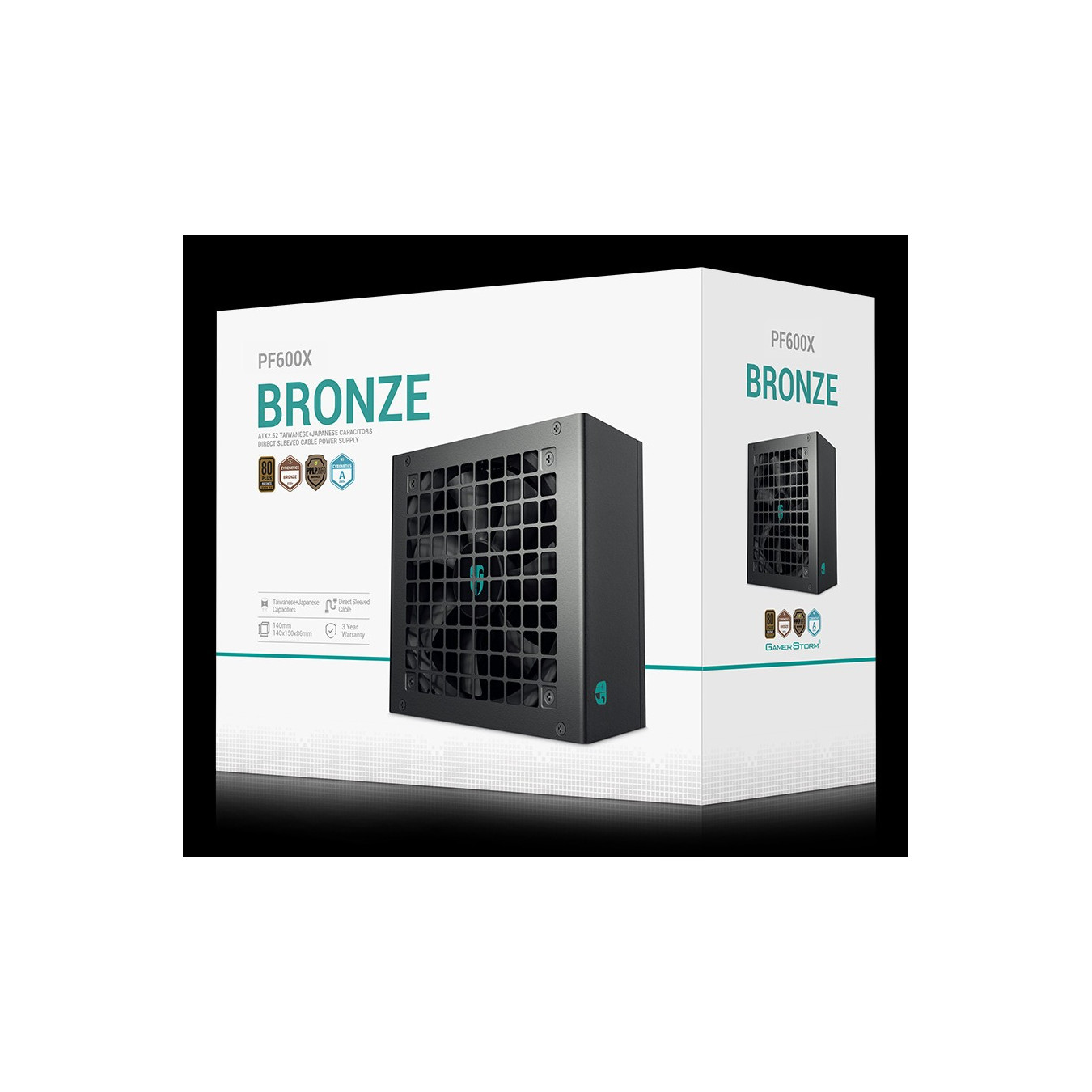 600W DeepCool PF600X 80 Plus Bronze ATX — Buy in Cyprus with Fast Delivery