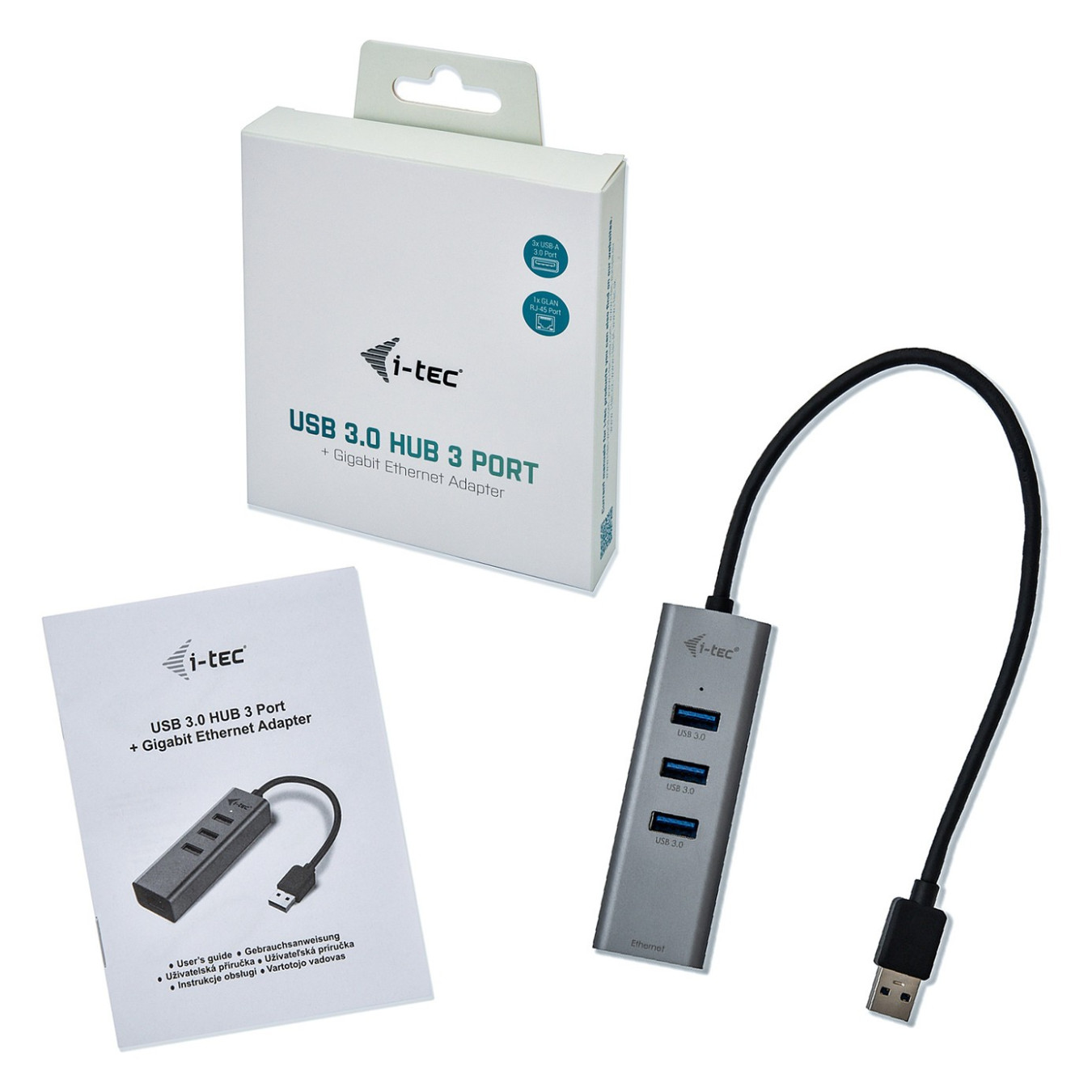 HUB USB3.0 to USB3.0 3-Port space-grey — Buy in Cyprus with Fast Delivery
