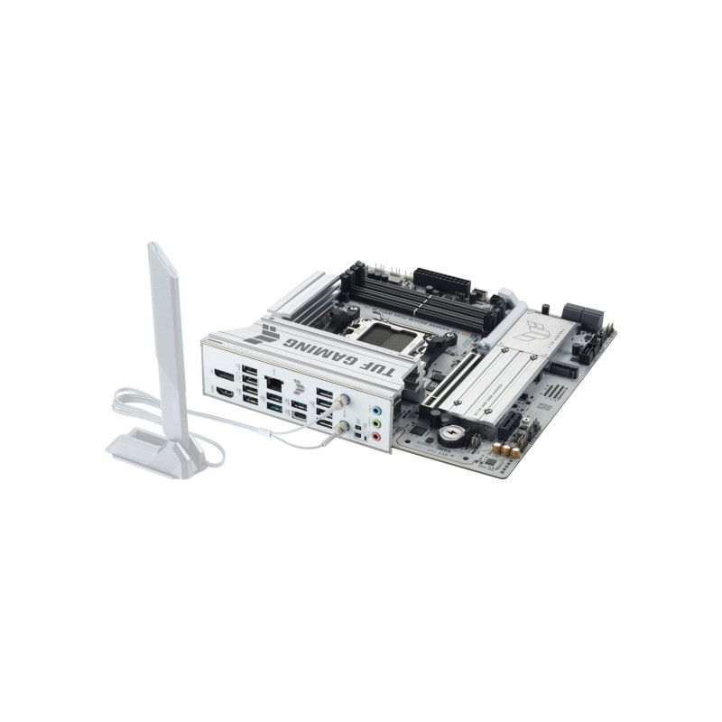 Buy ASUS TUF GAMING B850M-PLUS WIFI7 W - AM5 Micro-ATX Motherboard - DDR5, 4x DI... in Cyprus, Nicosia, Limassol, Larnaka, Pafos