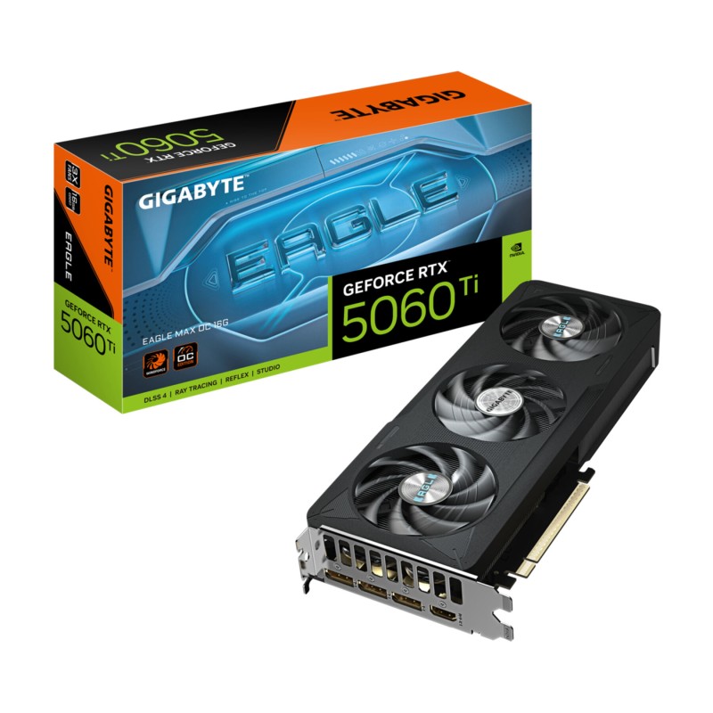 Gigabyte GeForce RTX 5060 Ti Eagle Max OC 16GB GDDR7 (Boxed) — Buy in Cyprus with Fast Delivery