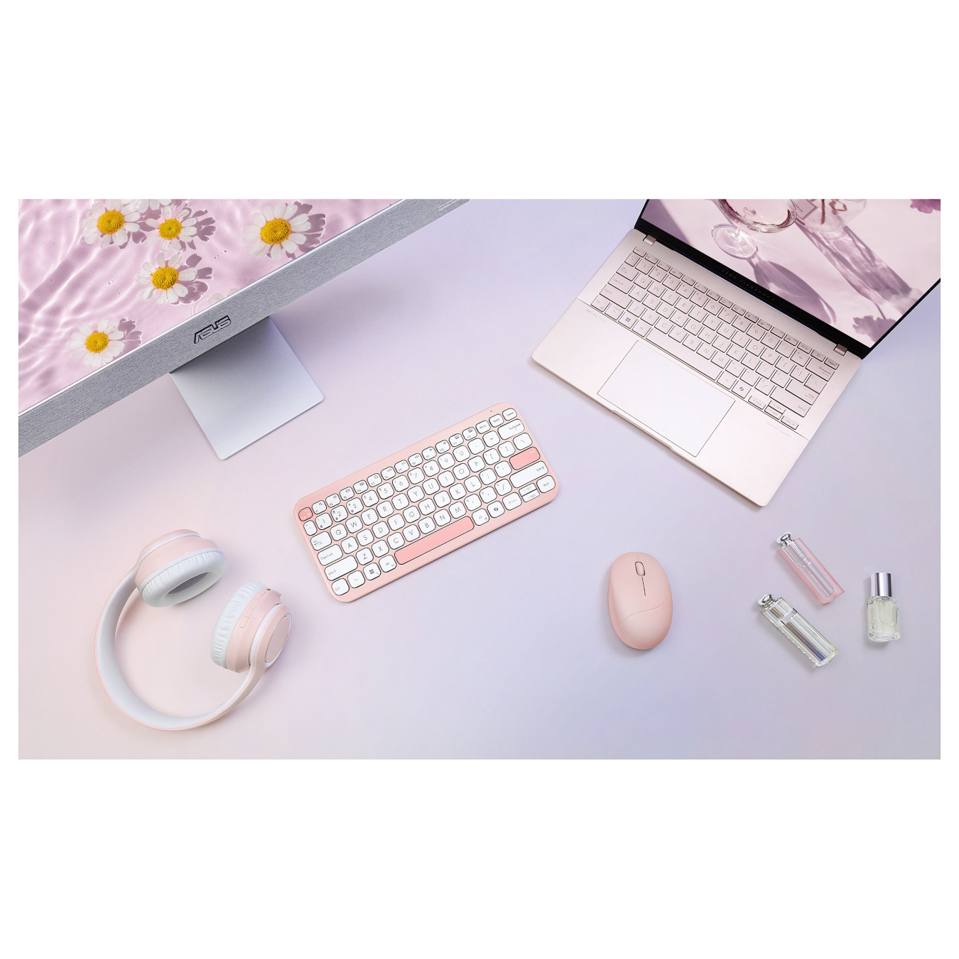 ASUS KW100 Tastatur QWERTZ pink — Buy in Cyprus with Fast Delivery