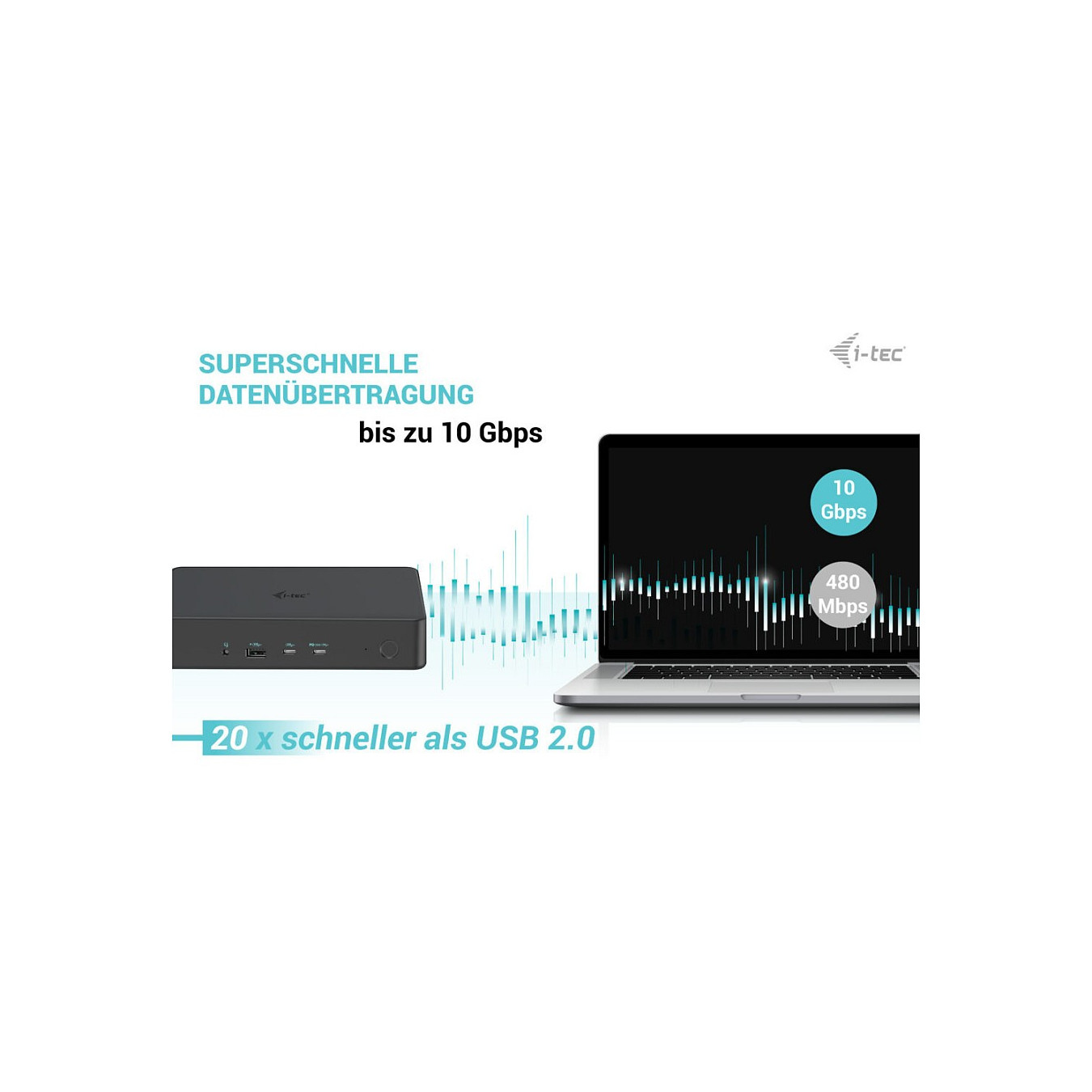 i-tec USB-C Thunderbolt 3 Dual 4K Docking Station – 2x 4K@60Hz, 100W PD | Armenius Store