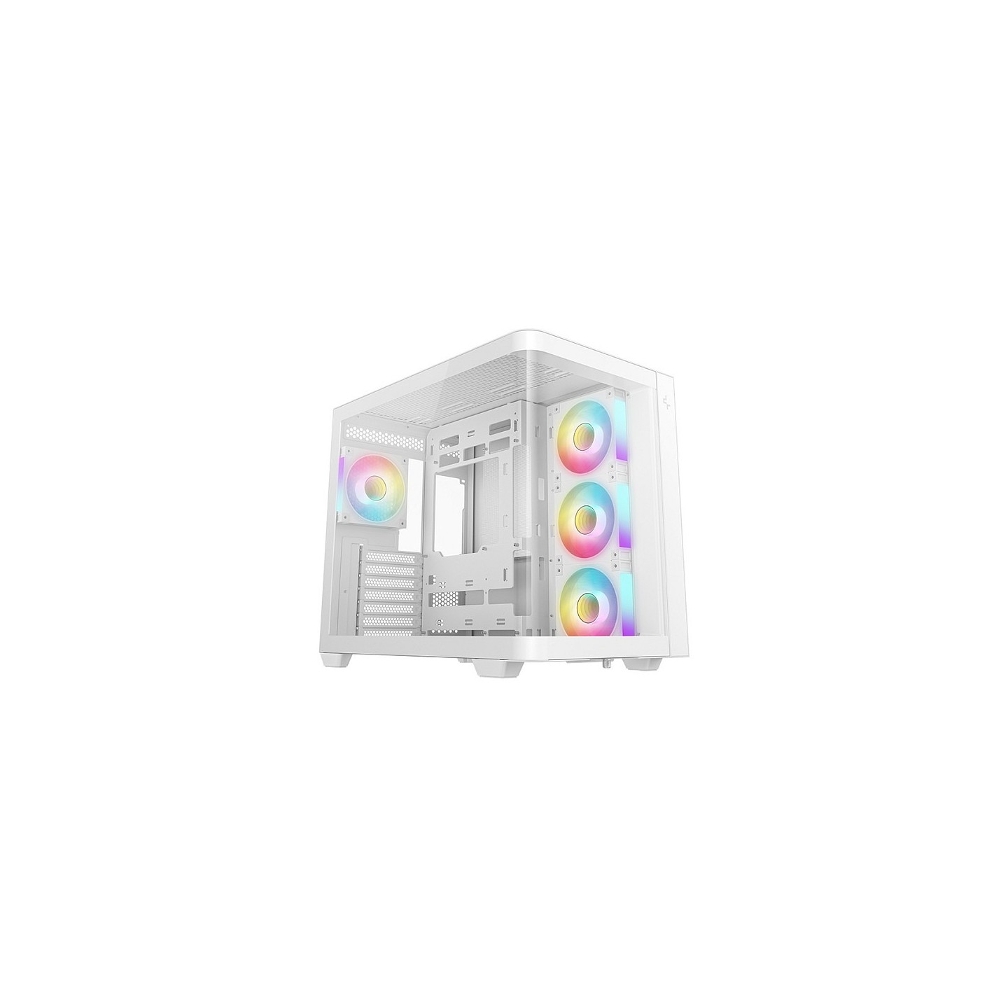 DeepCool CG530U 4F WH ATX Curved Glass Panoramic Case White - R-CG530U4FWH (Boxed) — Buy in Cyprus with Fast Delivery
