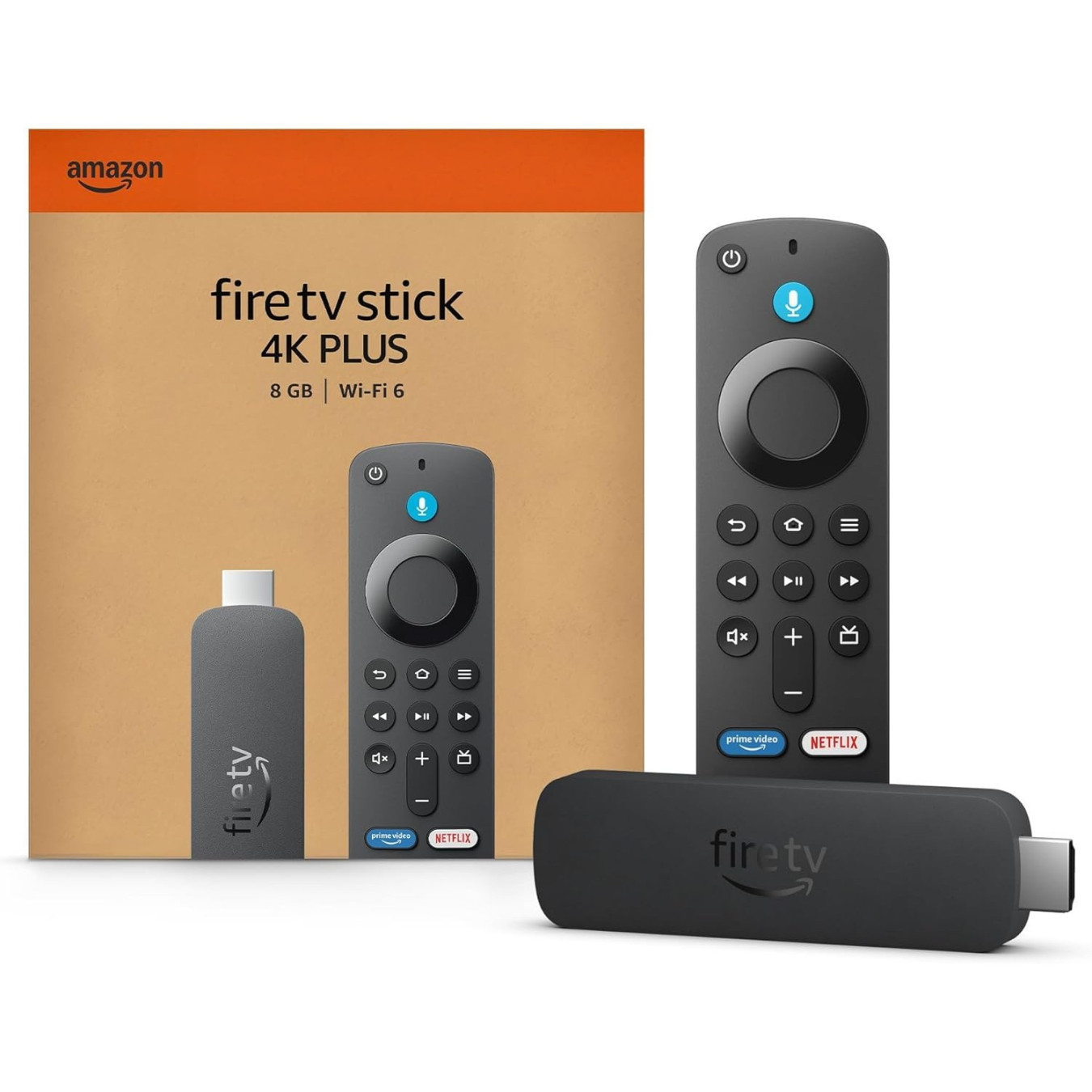 Amazon Fire TV Stick 4K Plus mit Unterstützung für Wi-Fi 6 sowie Streaming in Dolby Vision Atmos und HDR10+