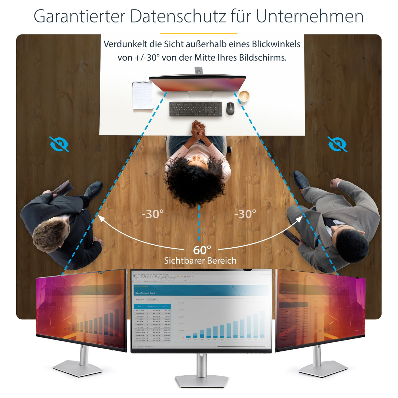 StarTech 24-INCH GOLD PRIVACY SCREEN — Buy in Cyprus with Fast Delivery