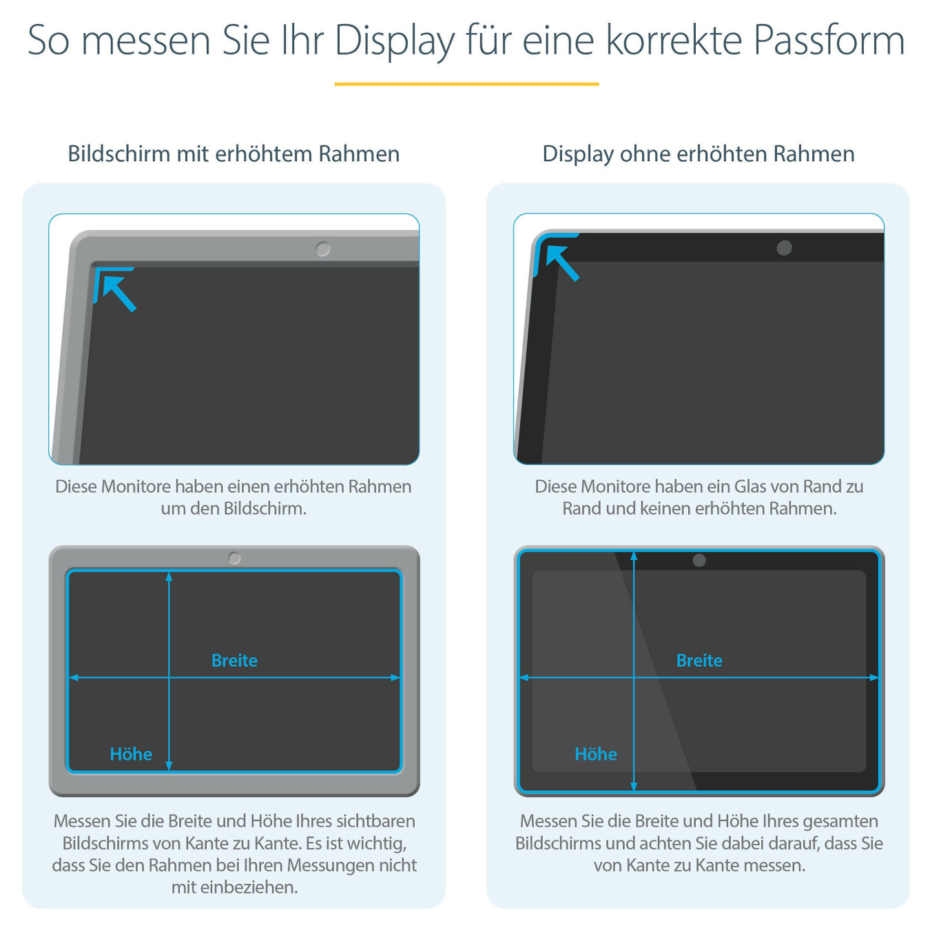 StarTech 24-INCH GOLD PRIVACY SCREEN — Buy in Cyprus with Fast Delivery